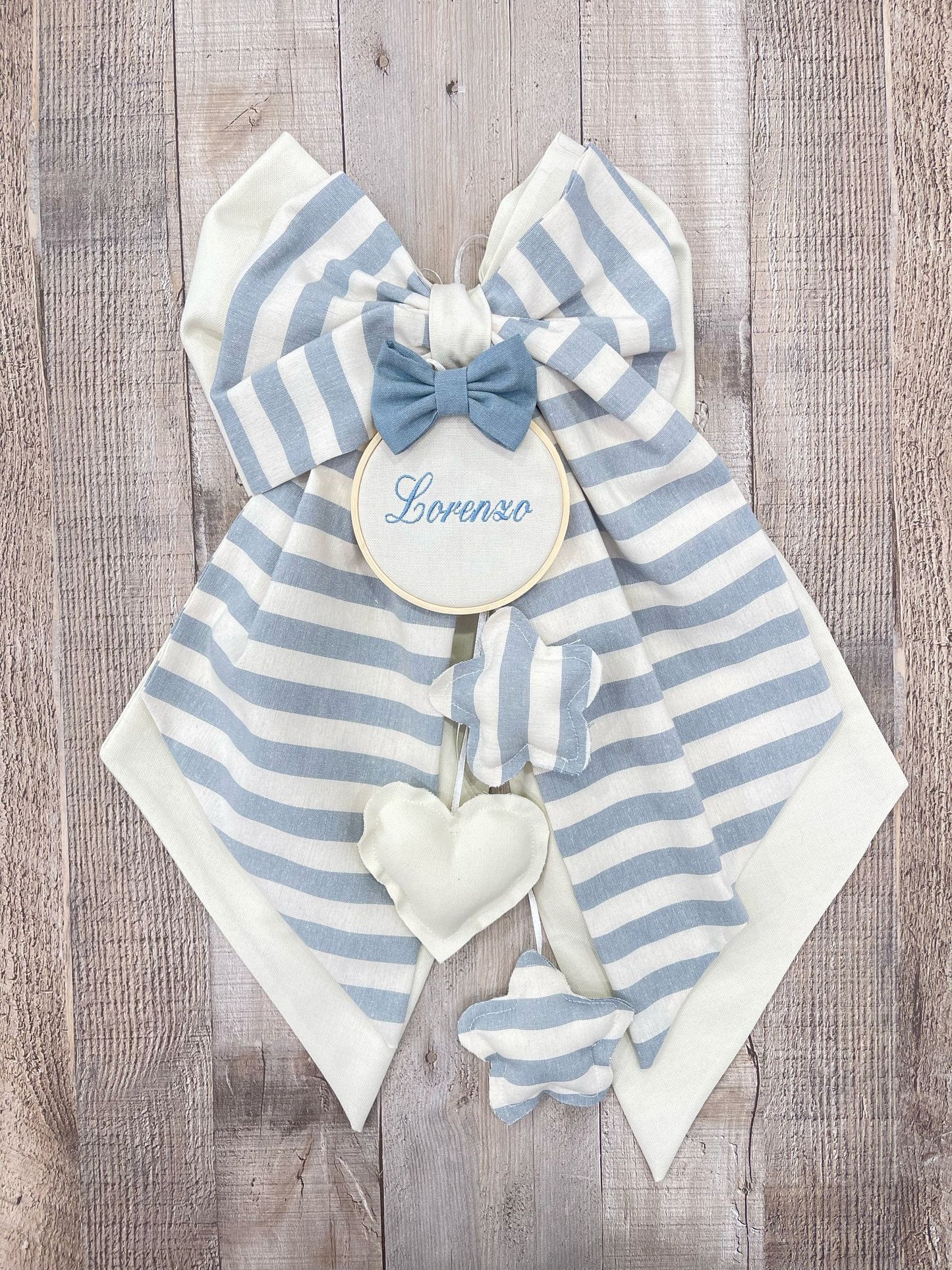 Fiocco Nascita Antares Azzurro