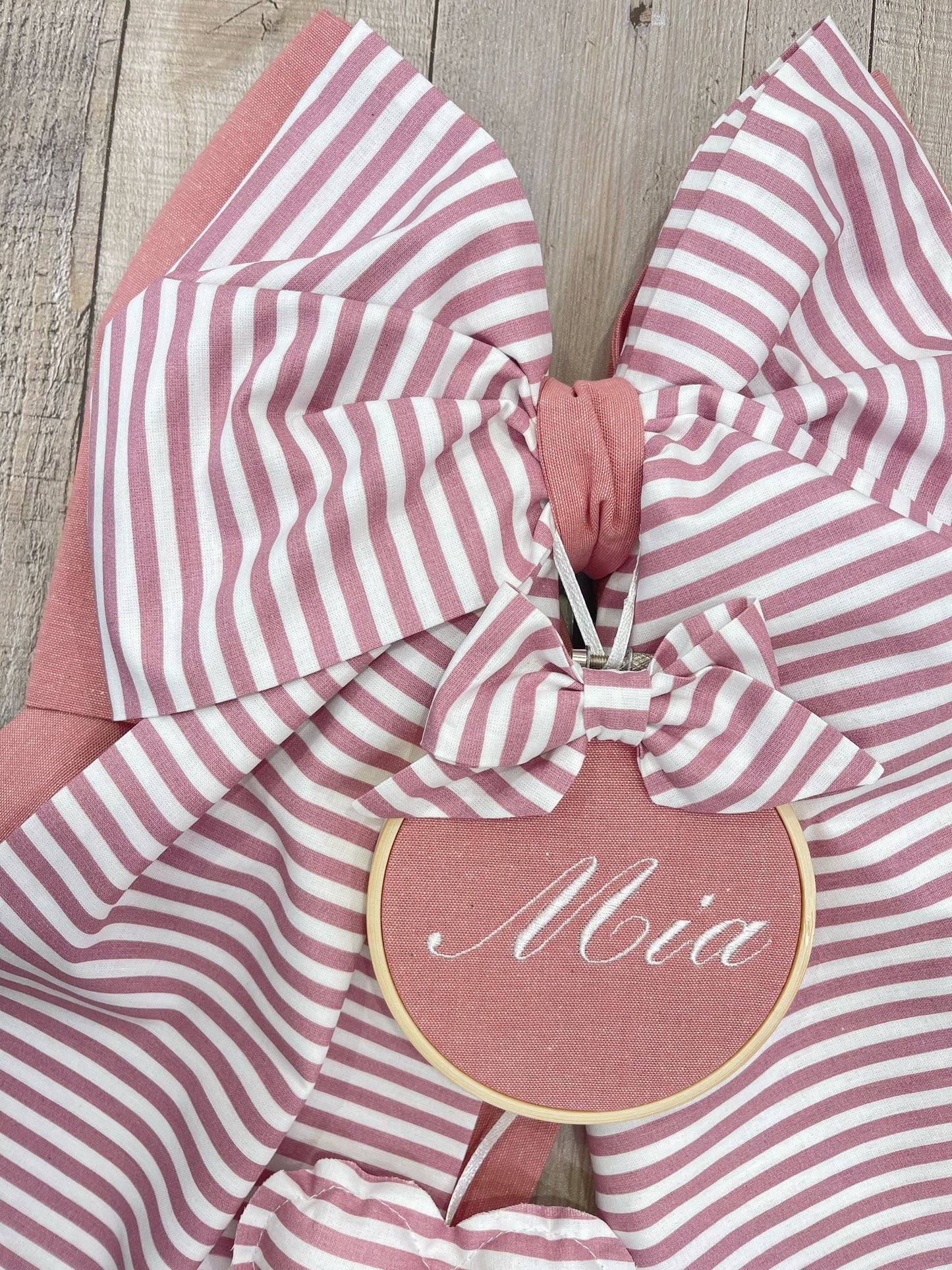 Fiocco Nascita Antares Rosa